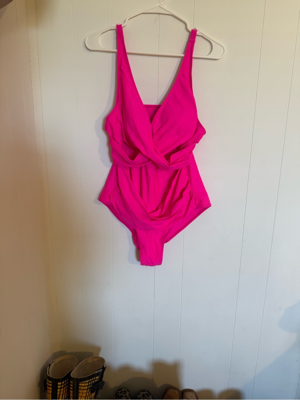 Hot Pink One-Piece Swimsuit